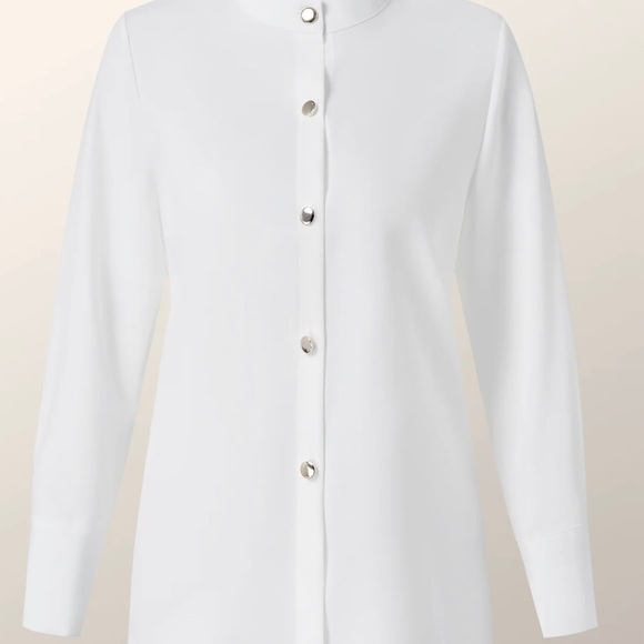 Green, white, elegant STYLEWE blouse size M - Picture 6 of 14